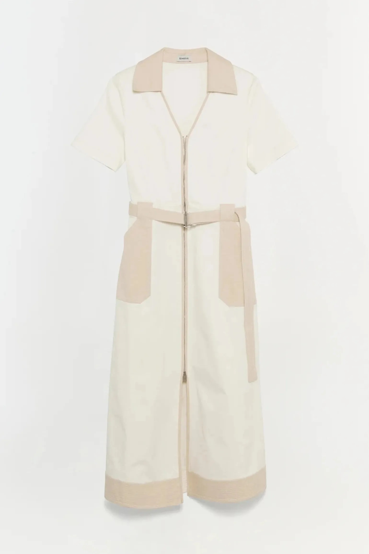Hanover Cotton Midi Dress Ivory Multi