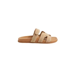 Hayzlen Natural Camel Woven Leather