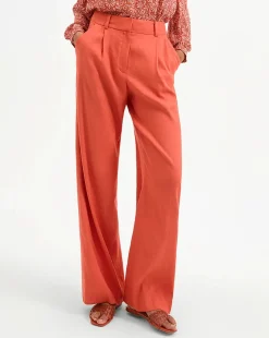 Heyser Wide-Leg Pant Persimmon
