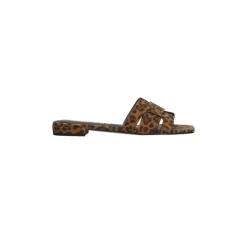 Holly Flat Suede Leopard