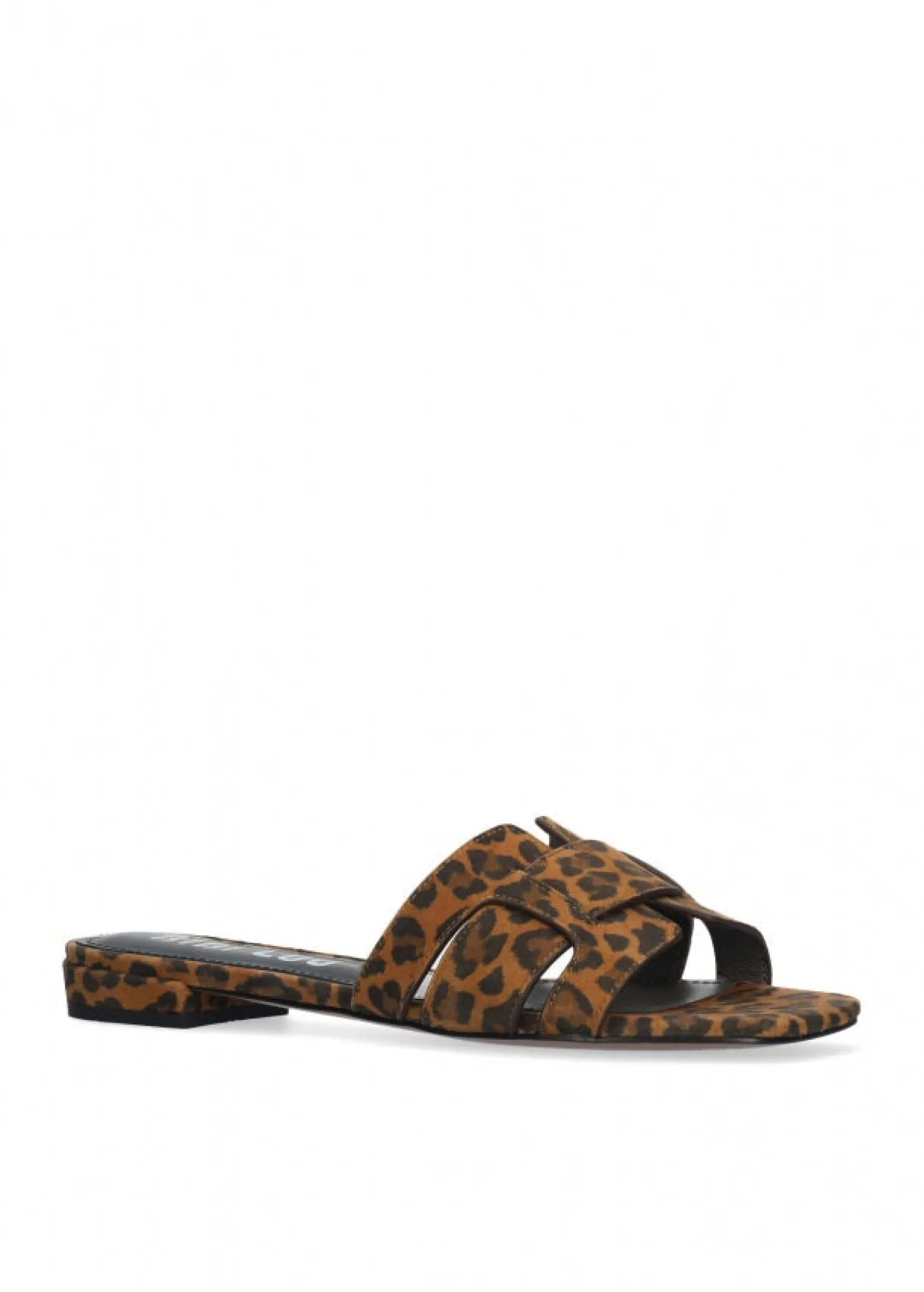 Holly Flat Suede Leopard