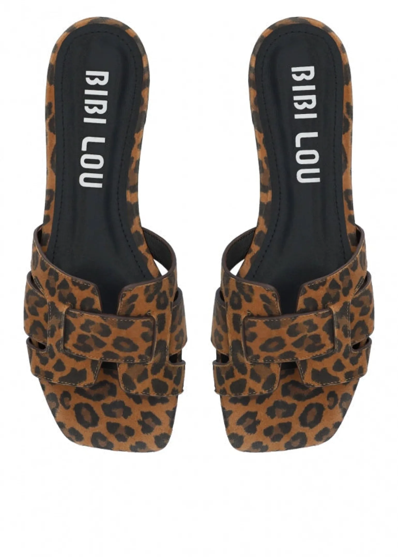 Holly Flat Suede Leopard