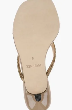Hortense Kitten Heel Sandal Almond Nude