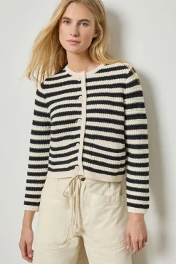 Jackie Cardigan Stripe