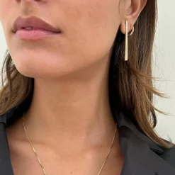 Jade Earrings Gold