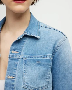 Janelle Slim Raw Jacket Alamo