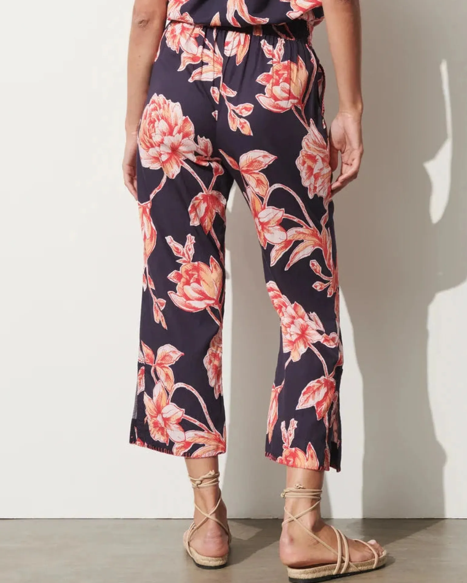 Jolie Pant Floral Sketch Royal Dusk