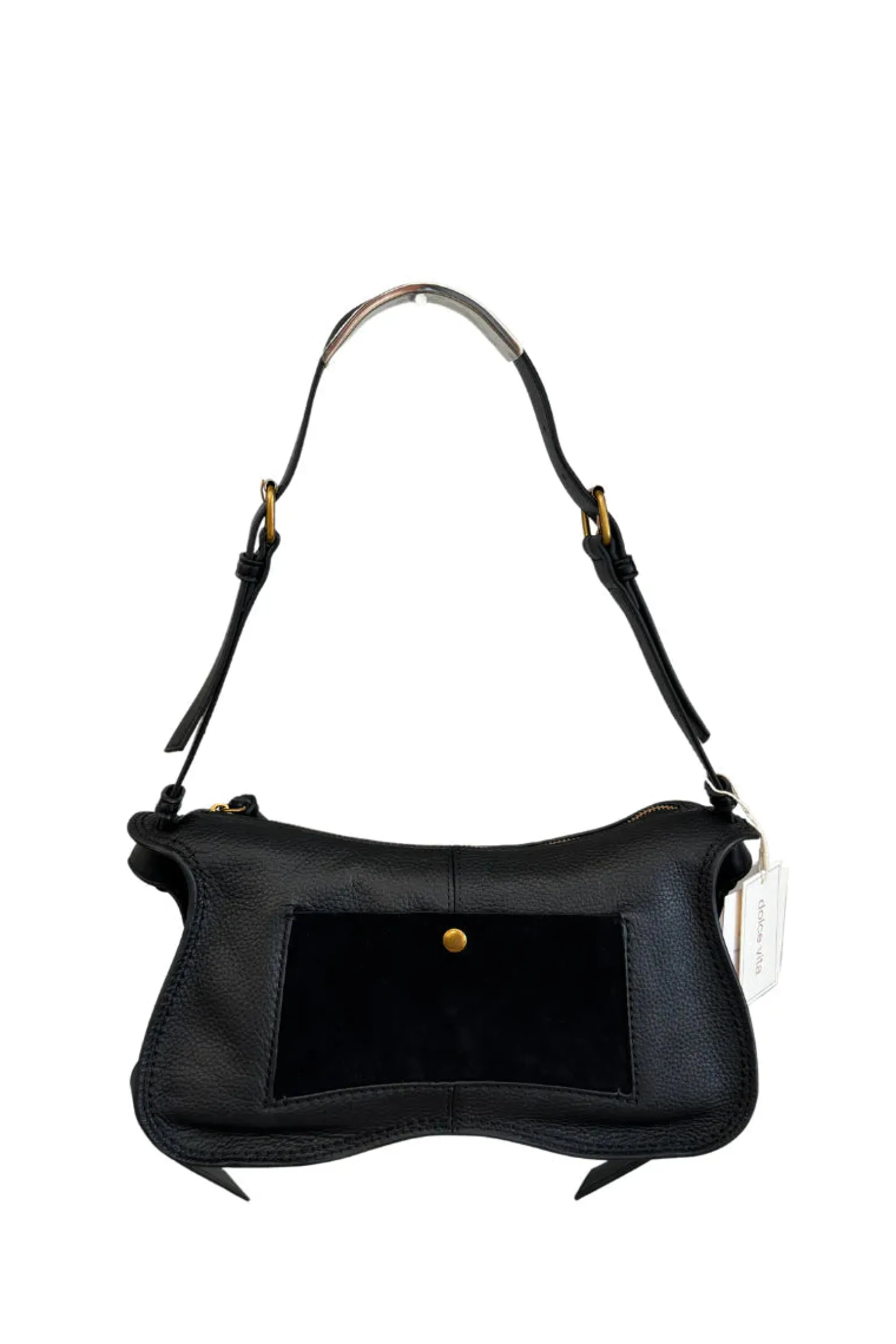 Josie Curvy Shoulder Bag Black