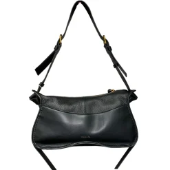 Josie Curvy Shoulder Bag Black