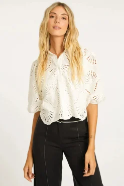 Juliette Top Ivory Lace