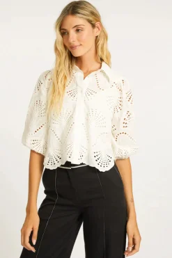 Juliette Top Ivory Lace