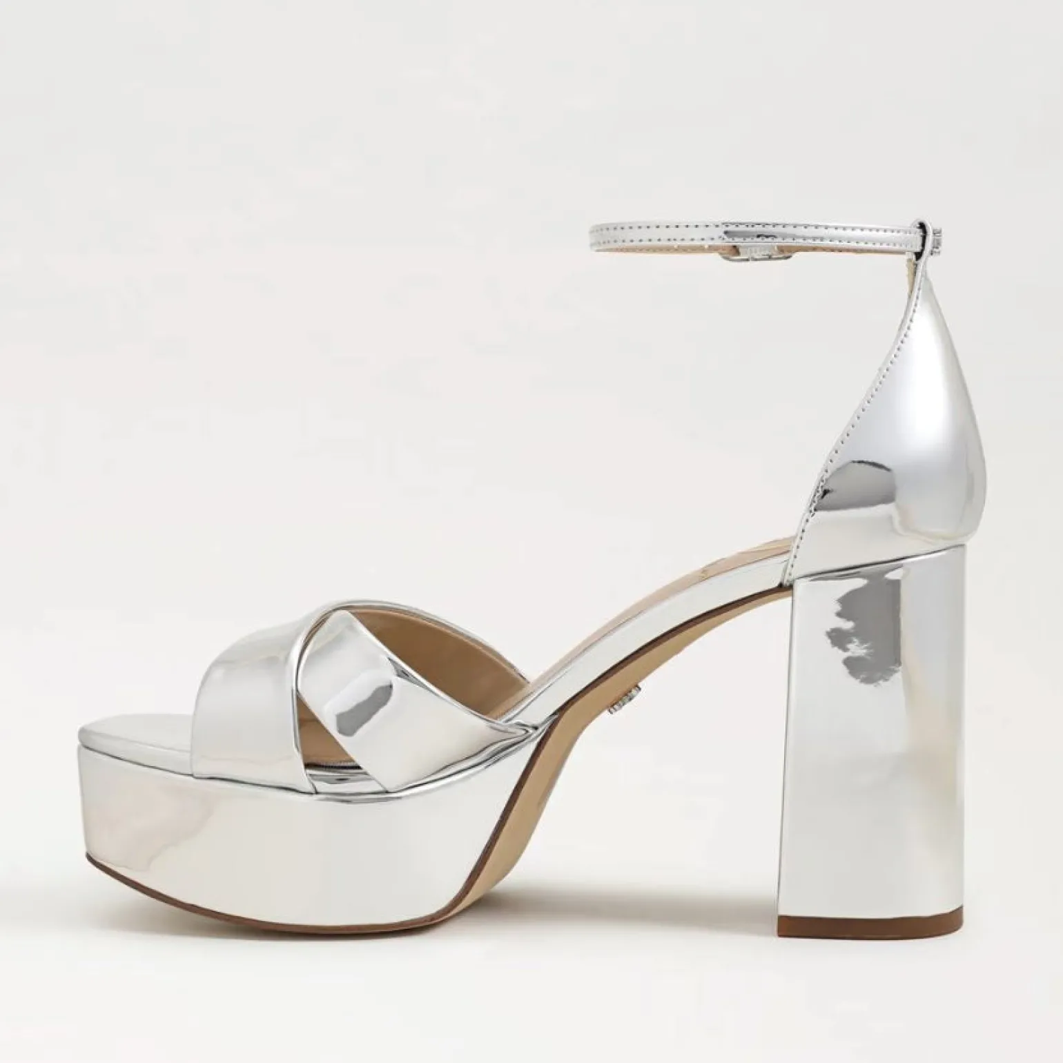 Jullian Platform Heel Soft Silver Metallic