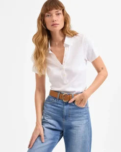 Kearney Button-Down Tee White
