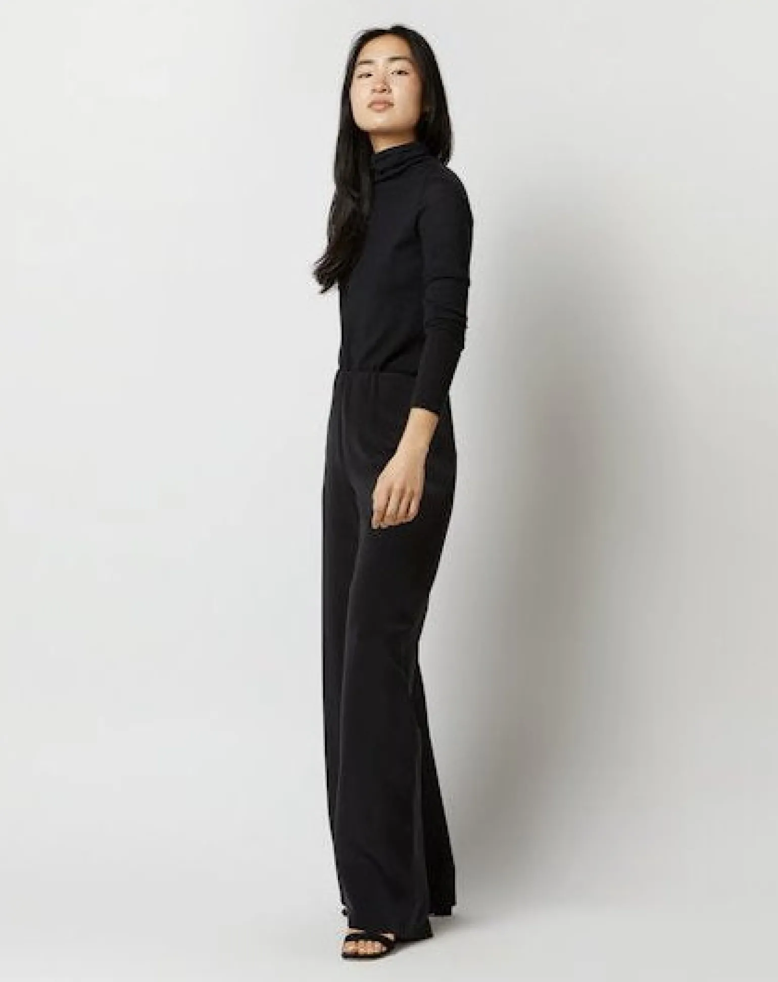 Kelly Pant Black Silk Crepe de Chine