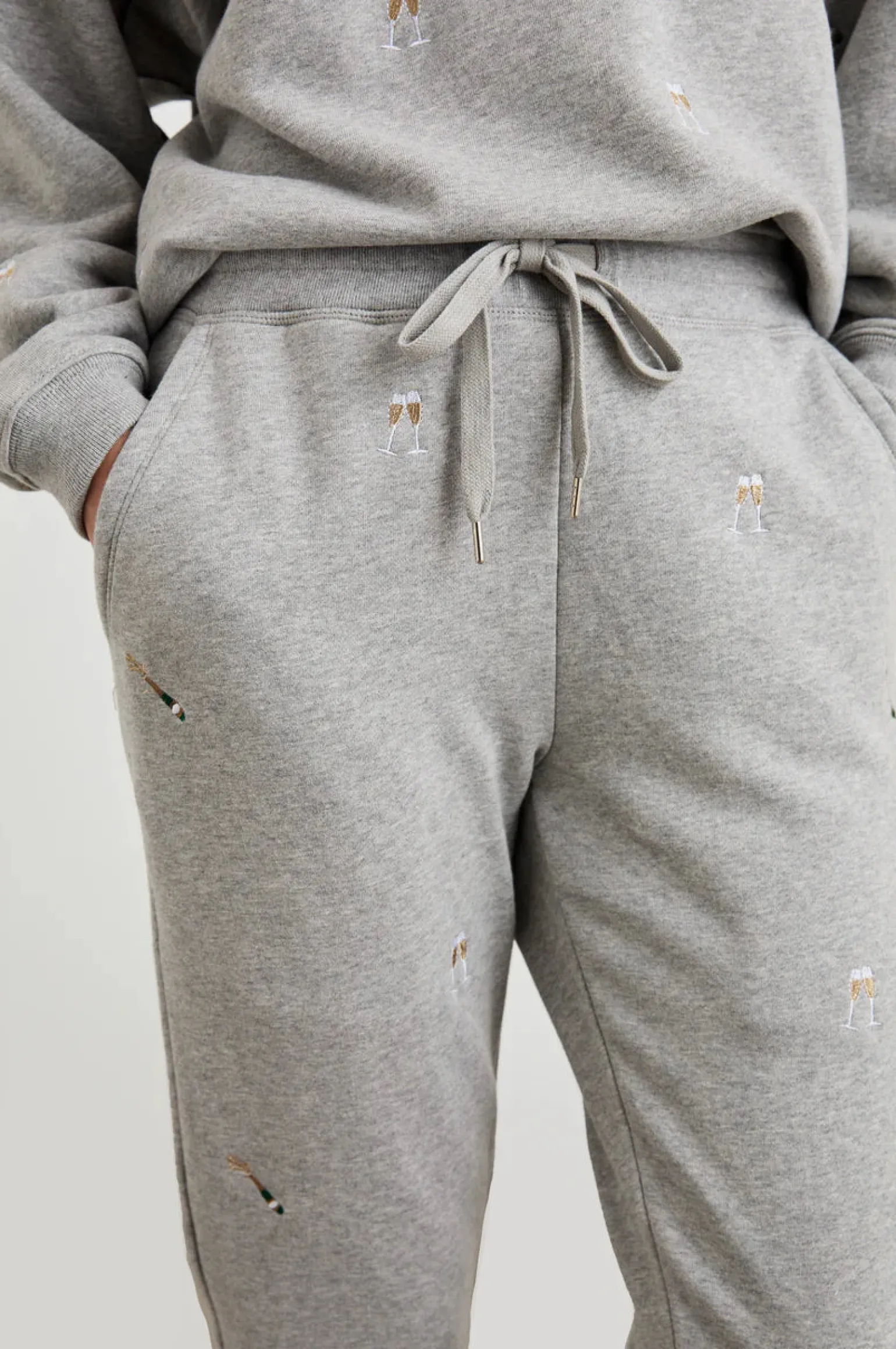 Kingston Pant Champagne Embroidery