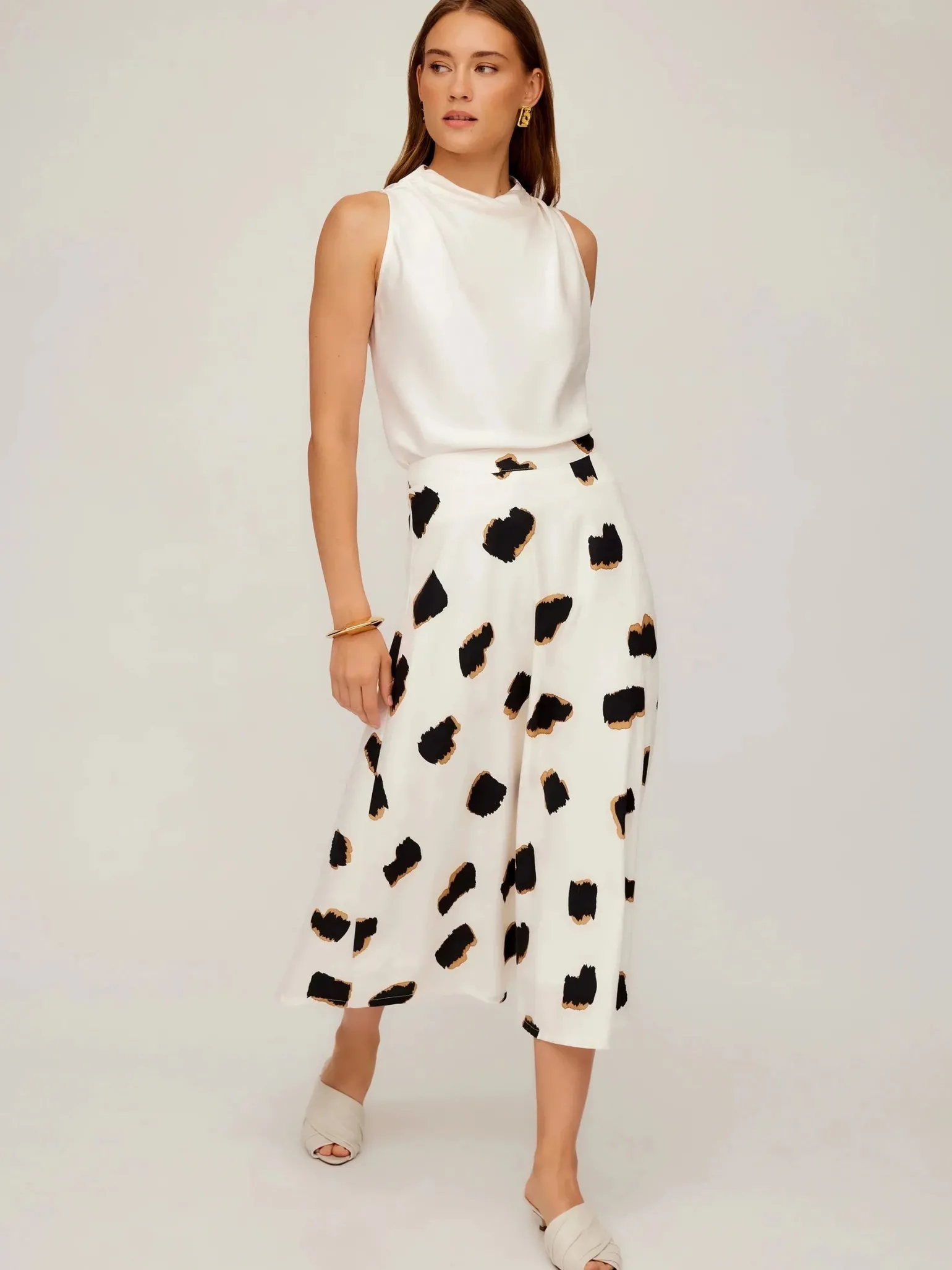 Lexi Skirt Sahara Twill Print