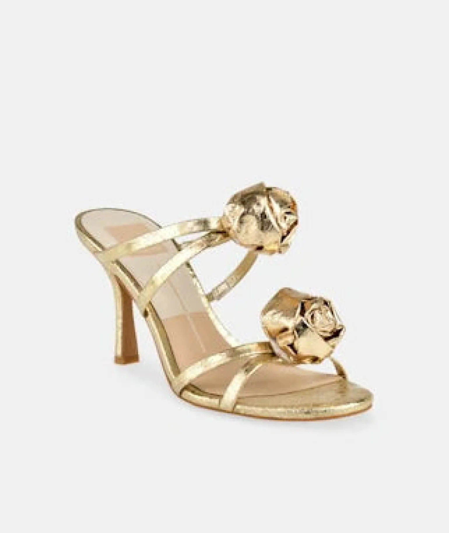 Linzy Gold Crackled Leather