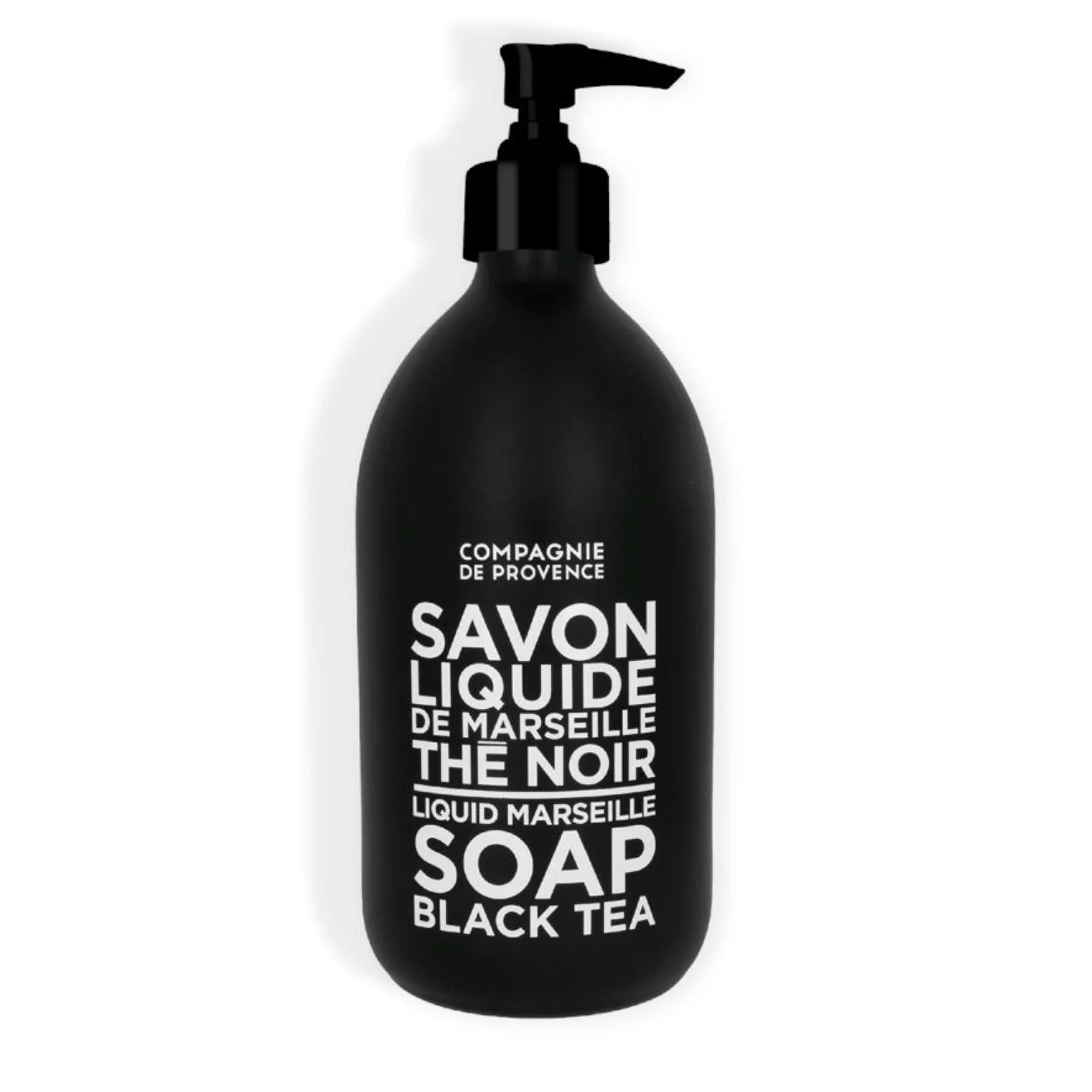 Liquid Marseille Soap Black Tea 16 fl oz Glass