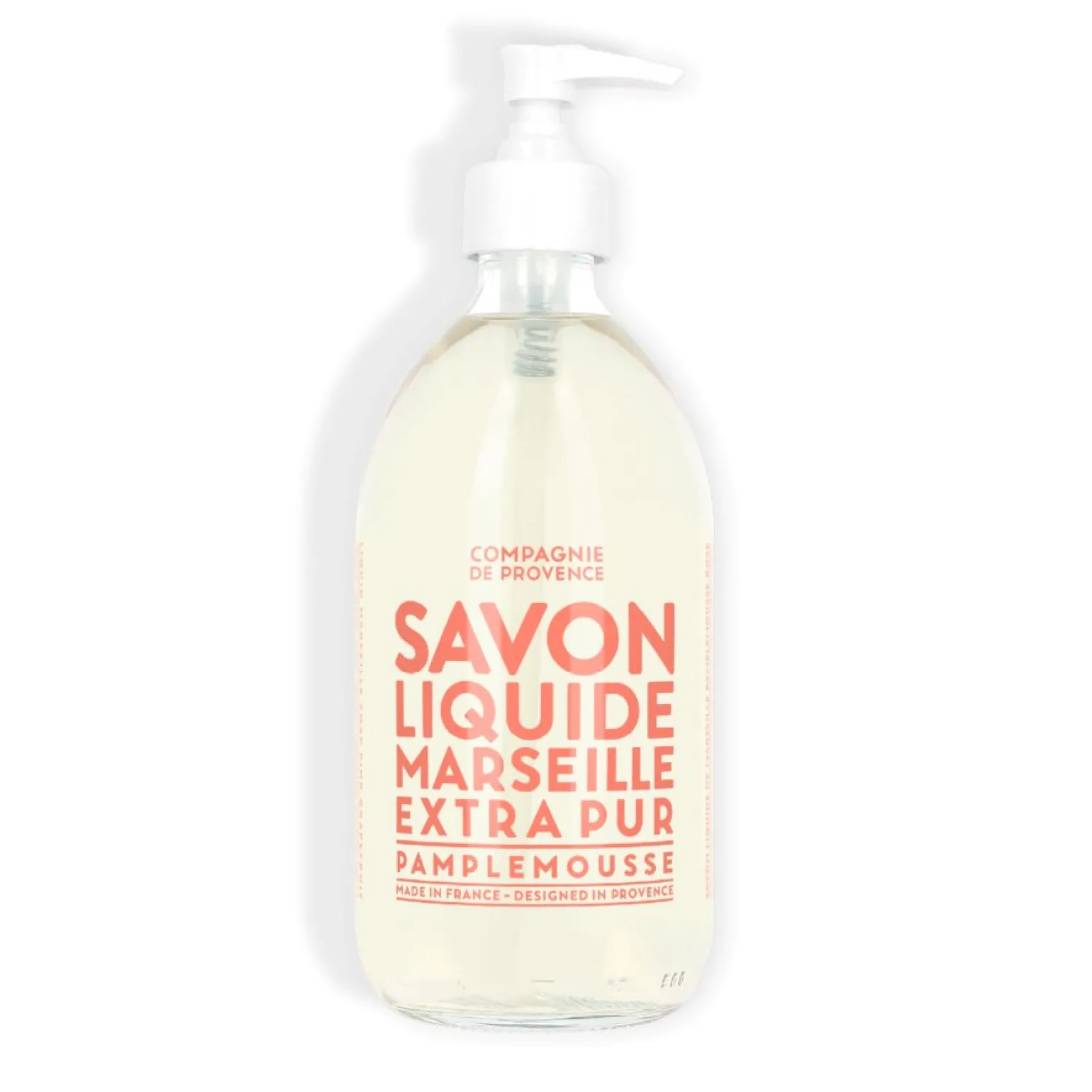 Liquid Marseille Soap Pink Grapefruit 16 fl oz Glass