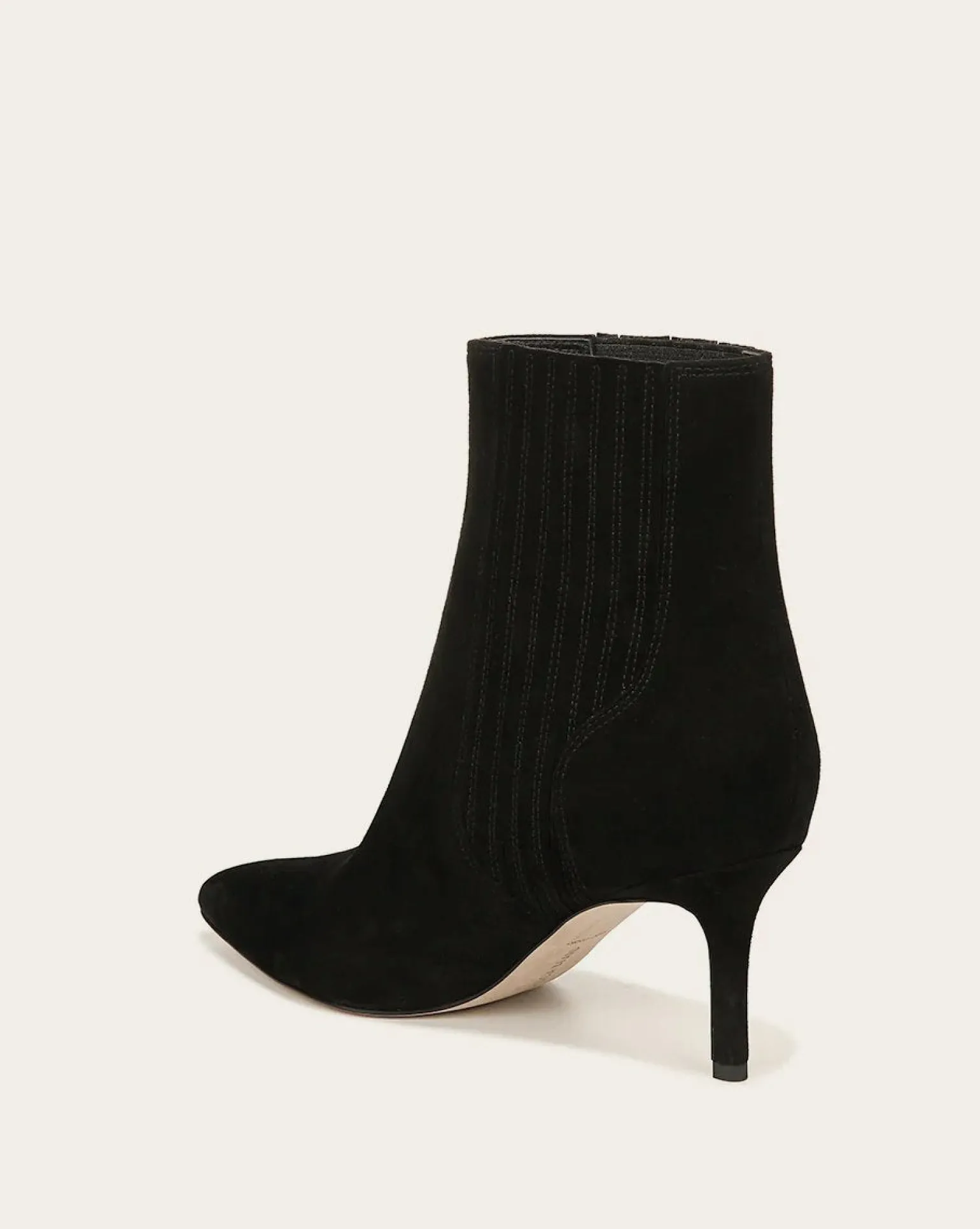 Lisa Suede Bootie Black