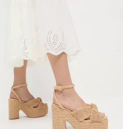 Liza Chunky Platform Sandal Natural