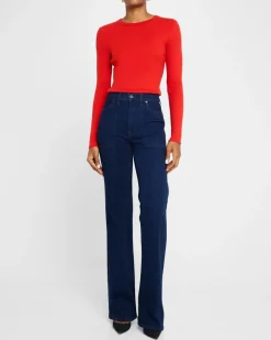 Long Sleeve Pruitt Tee Poppy