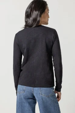 Long Sleeve V-Neck Black