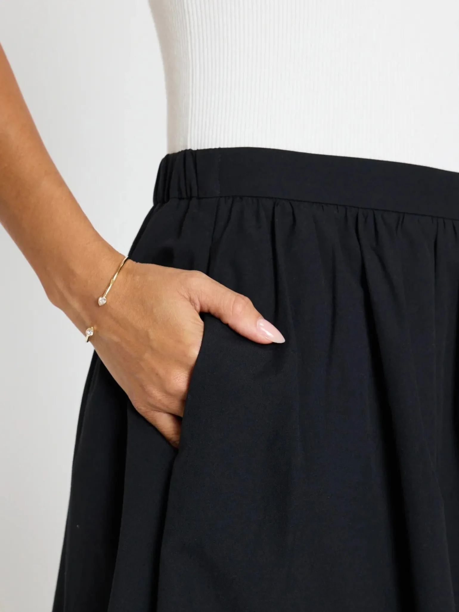 Loti Bubble Skirt Black Onyx