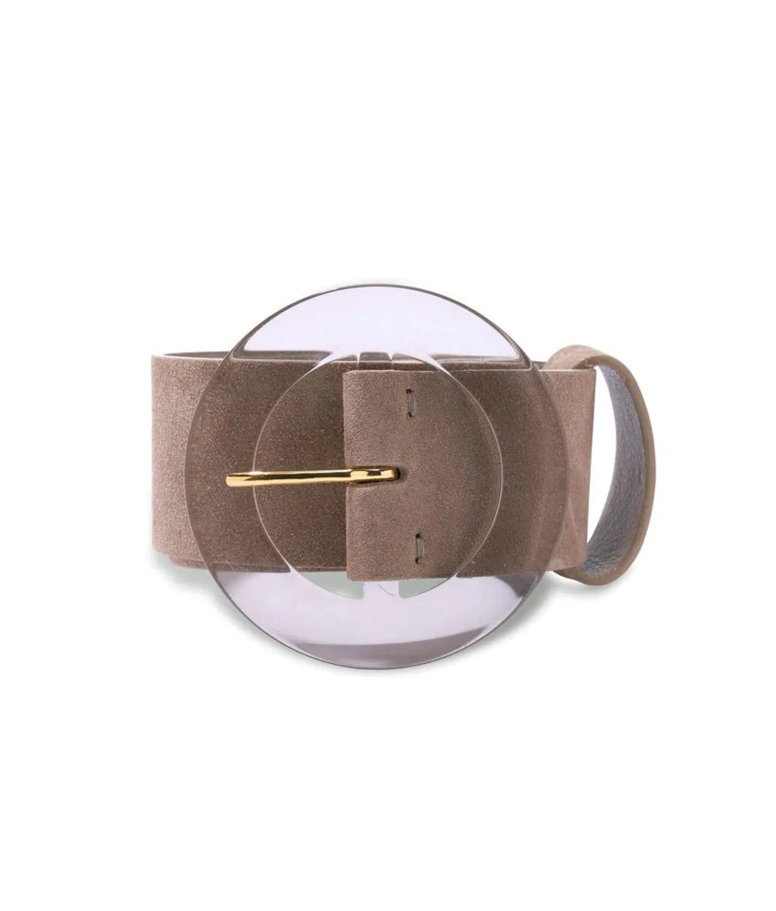 Louise Suede Belt Light Taupe