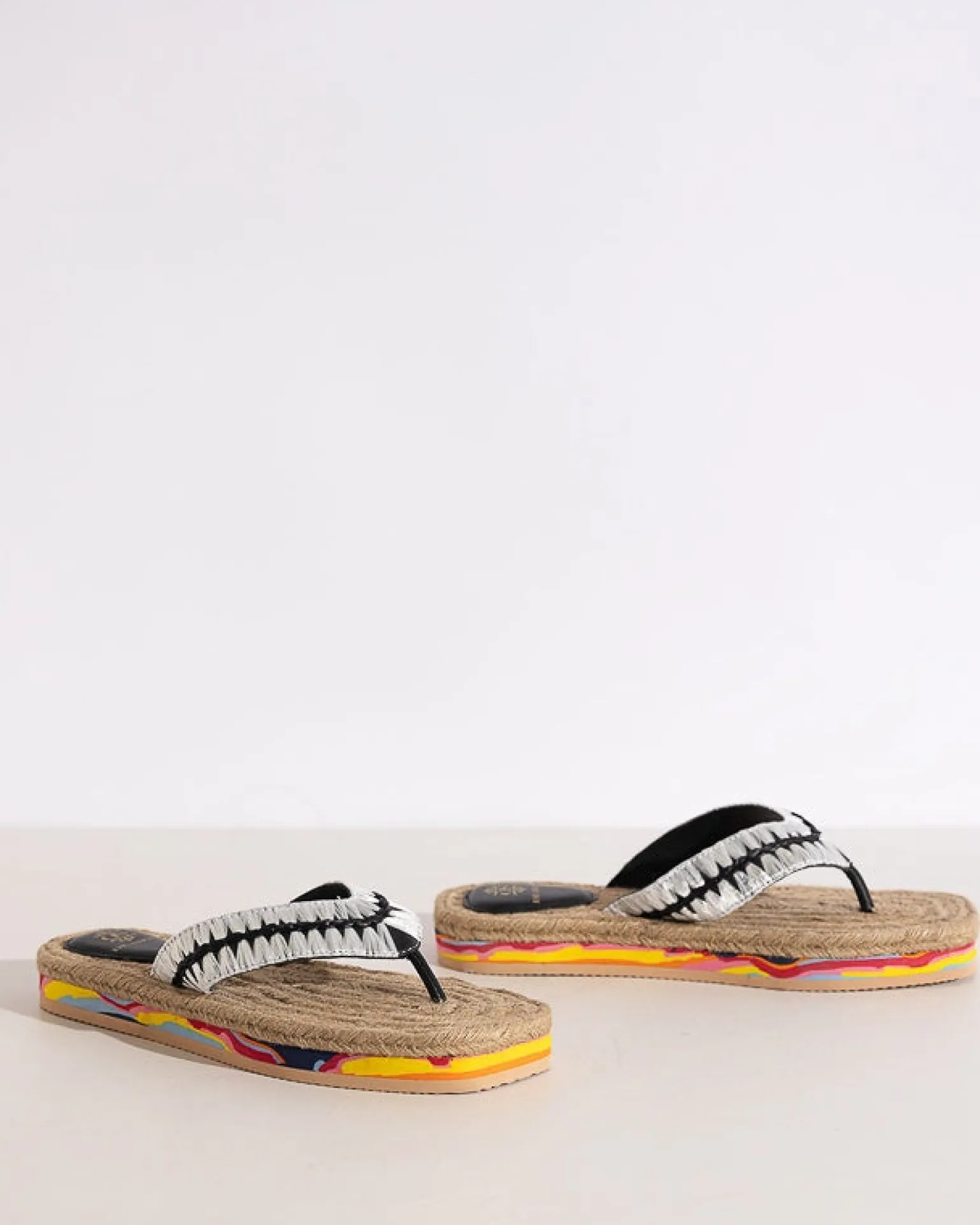 Lou Raffia Off White