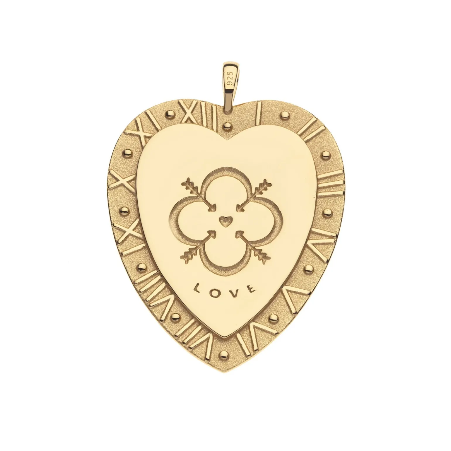 Love Across All Time Heart Pendant 24