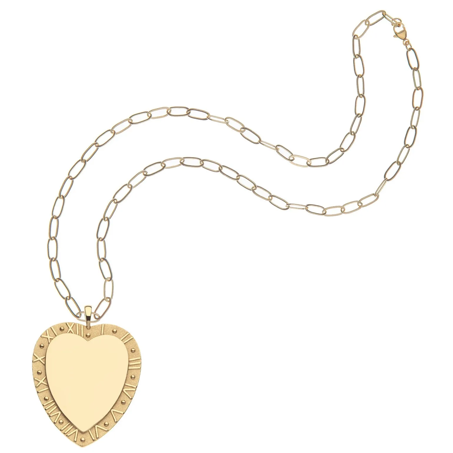 Love Across All Time Heart Pendant 18