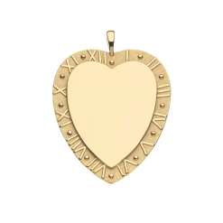 Love Across All Time Heart Pendant 18