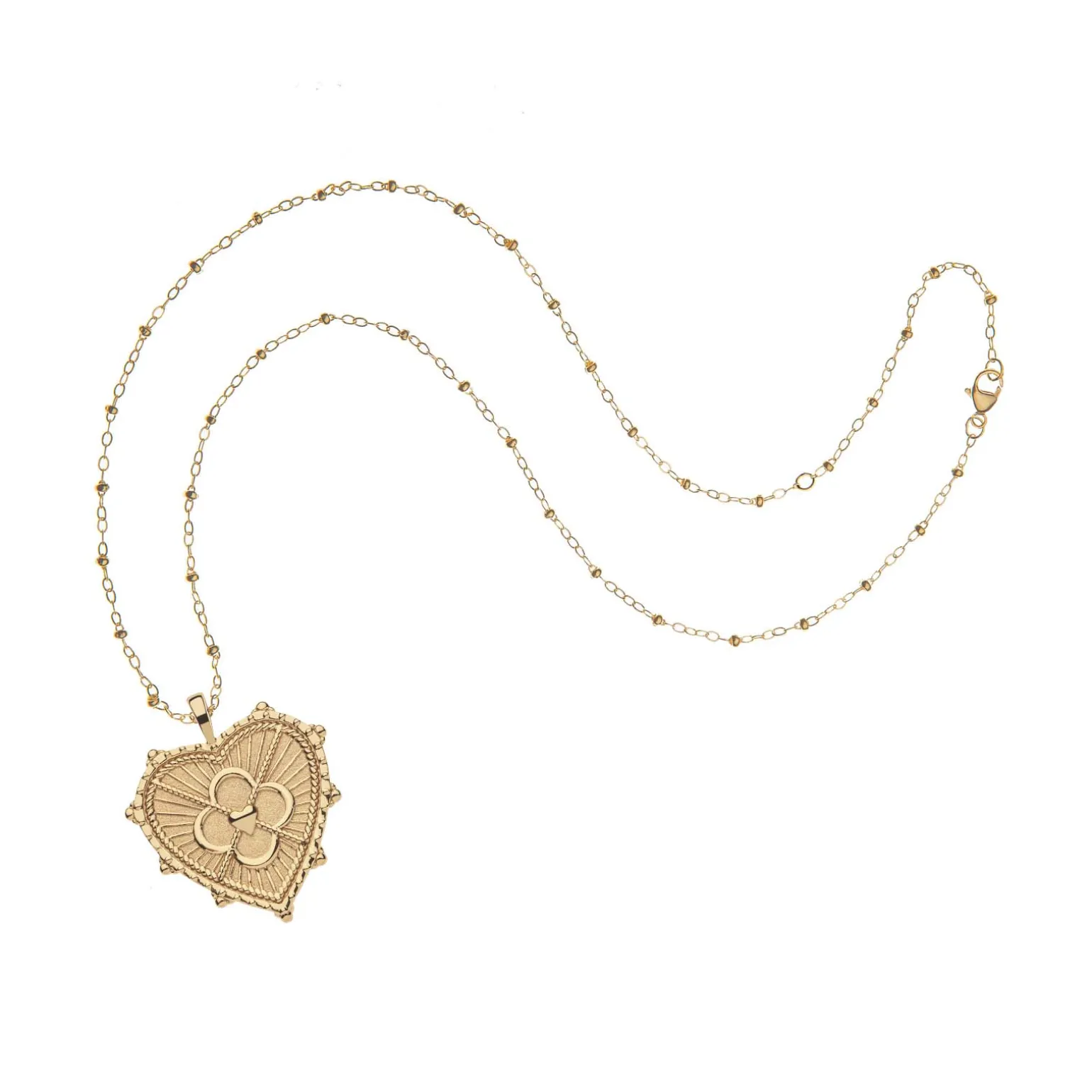Love Quatrefoil Heart 16-18