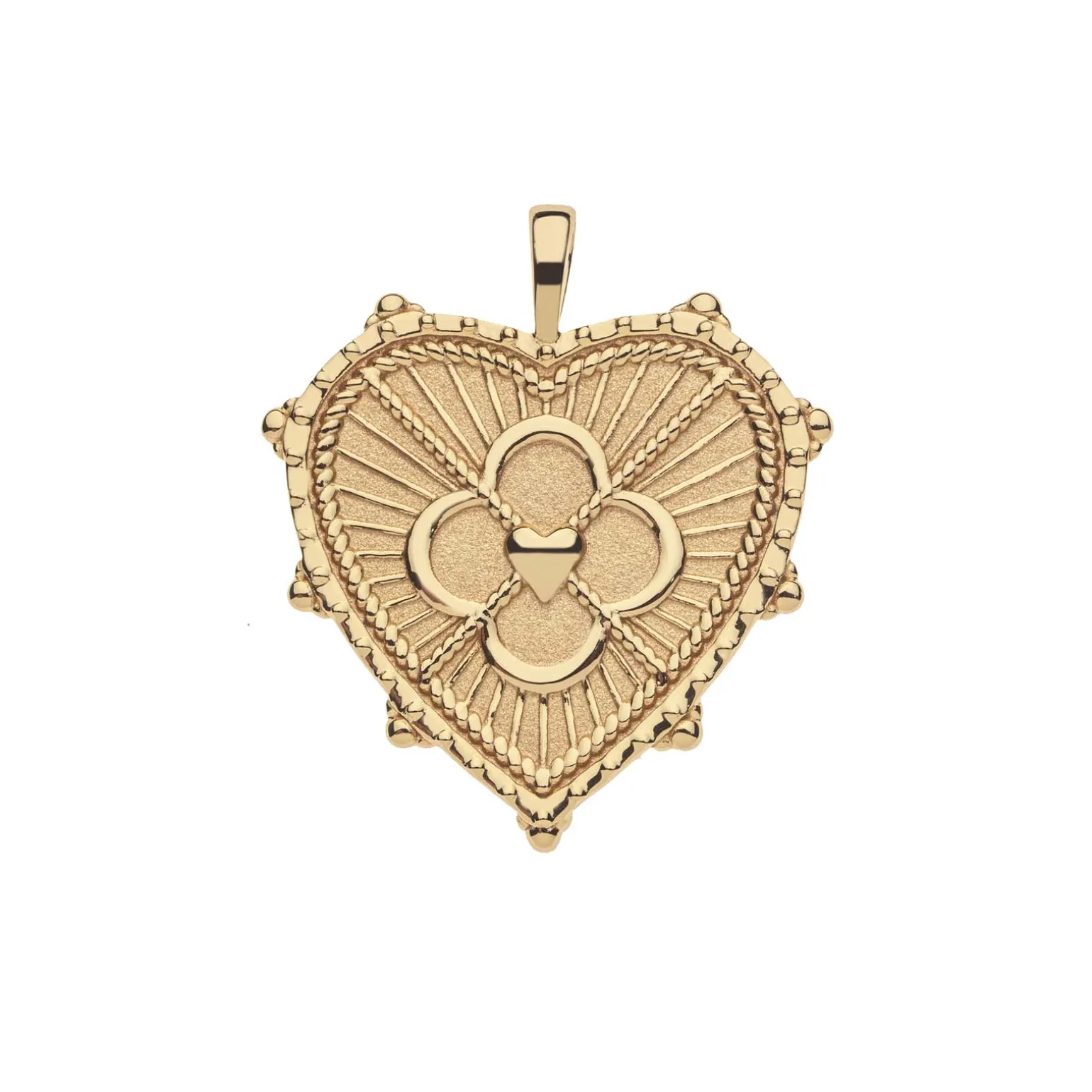 Love Quatrefoil Heart 16-18