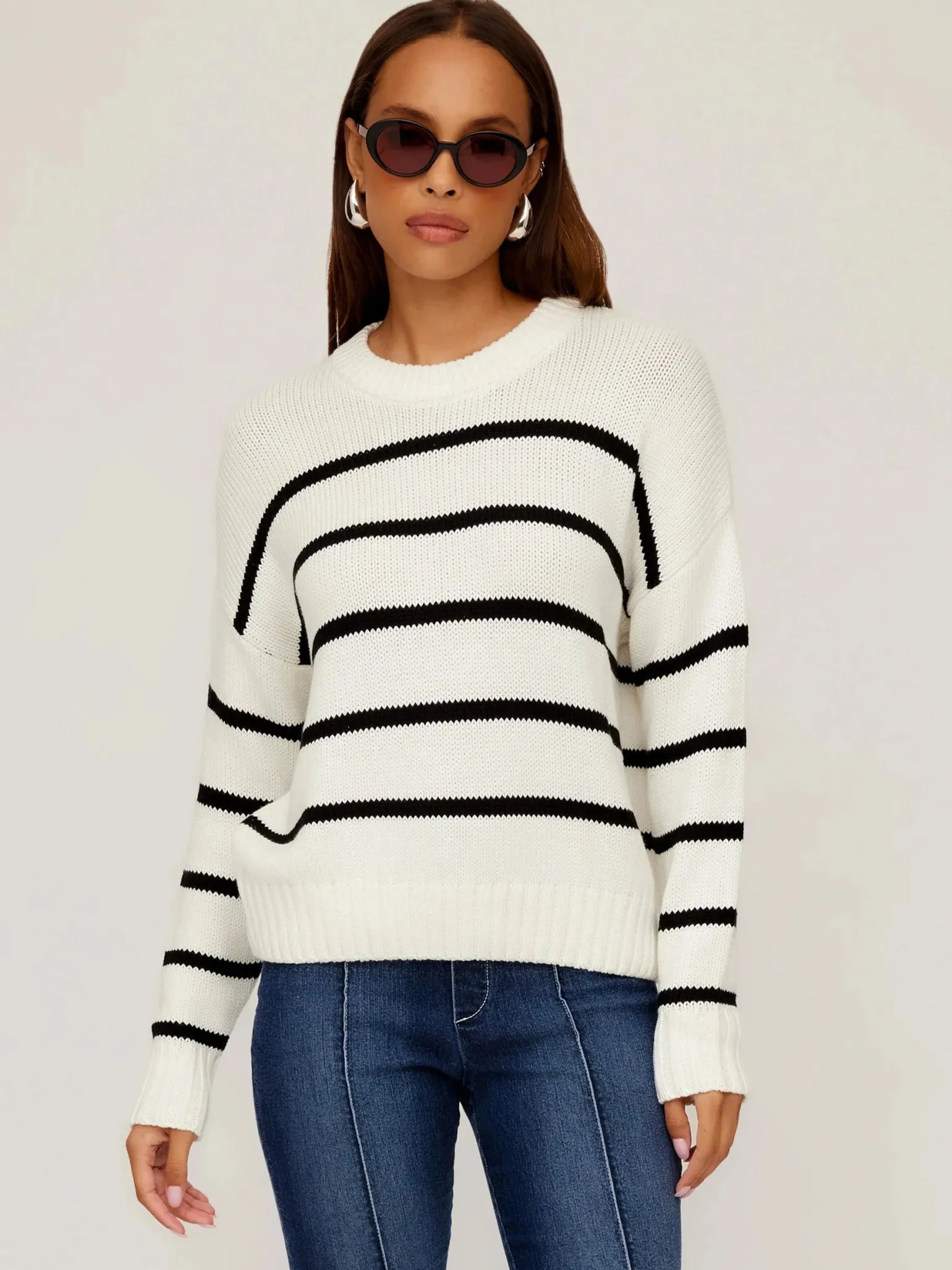 Luca Crewneck Sweater Stripe