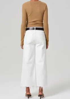 Lyra Wide Leg Crop Soft White