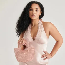 Marel Handbag Champagne Beaded