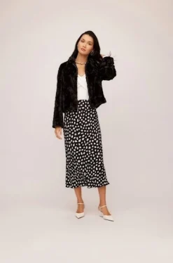 Mia Bias Skirt Dot Print