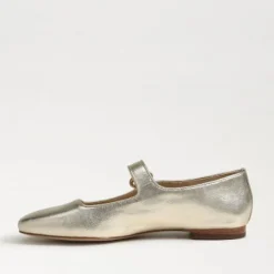Michaela Mary Jane Flat Gold Leaf