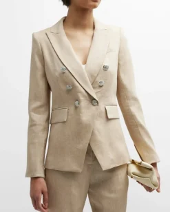 Miller Dickey Jacket Khaki Melange