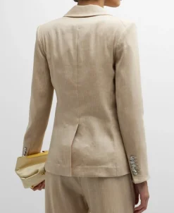 Miller Dickey Jacket Khaki Melange