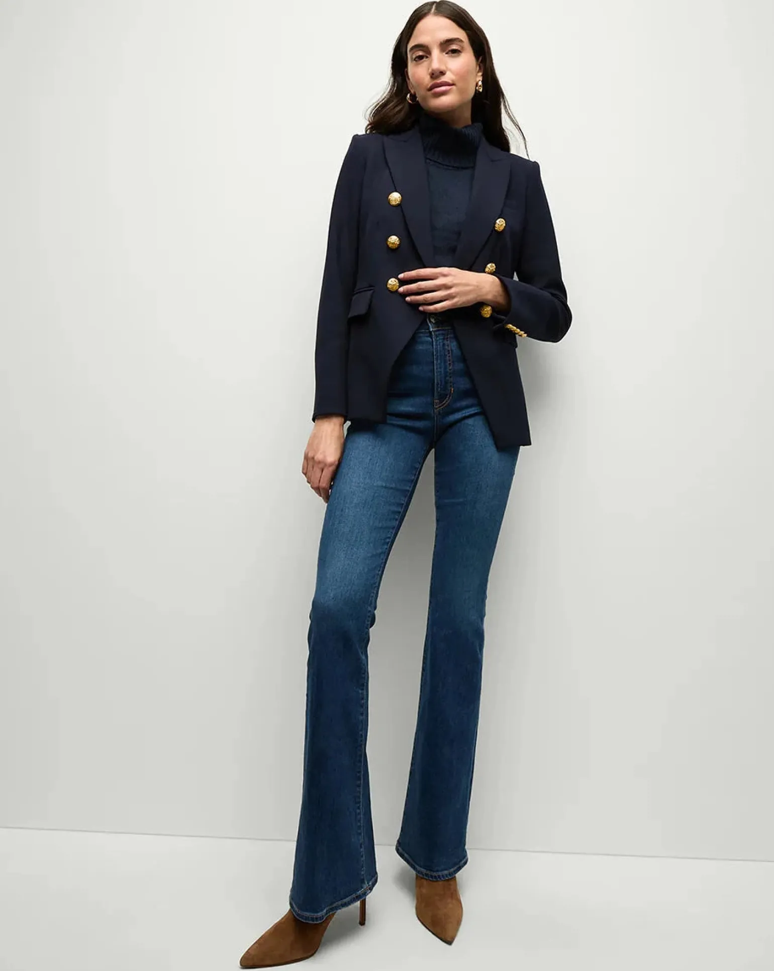 Miller Dickey Jacket Navy/Gold