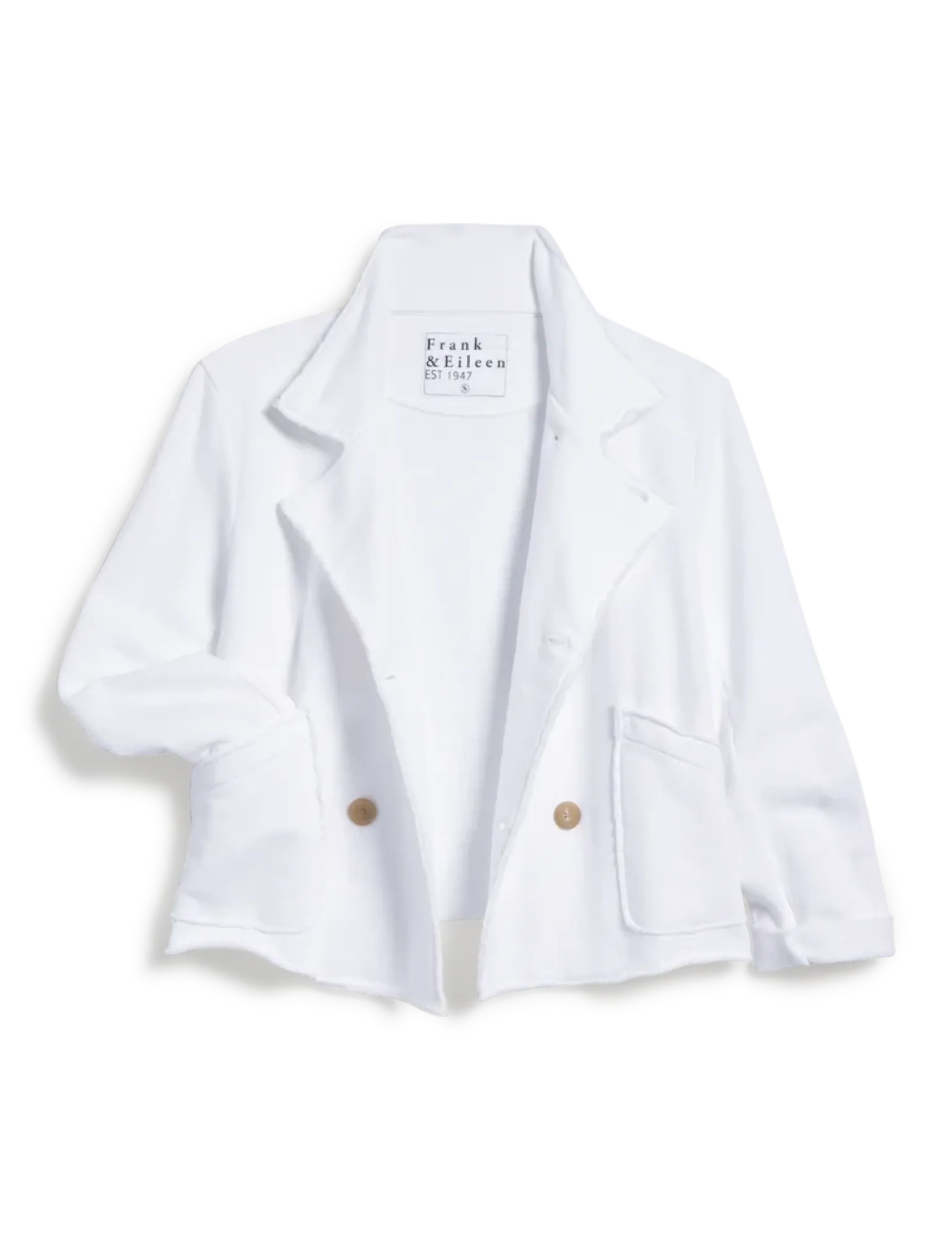 Mini Belfast Crop Peacoat White