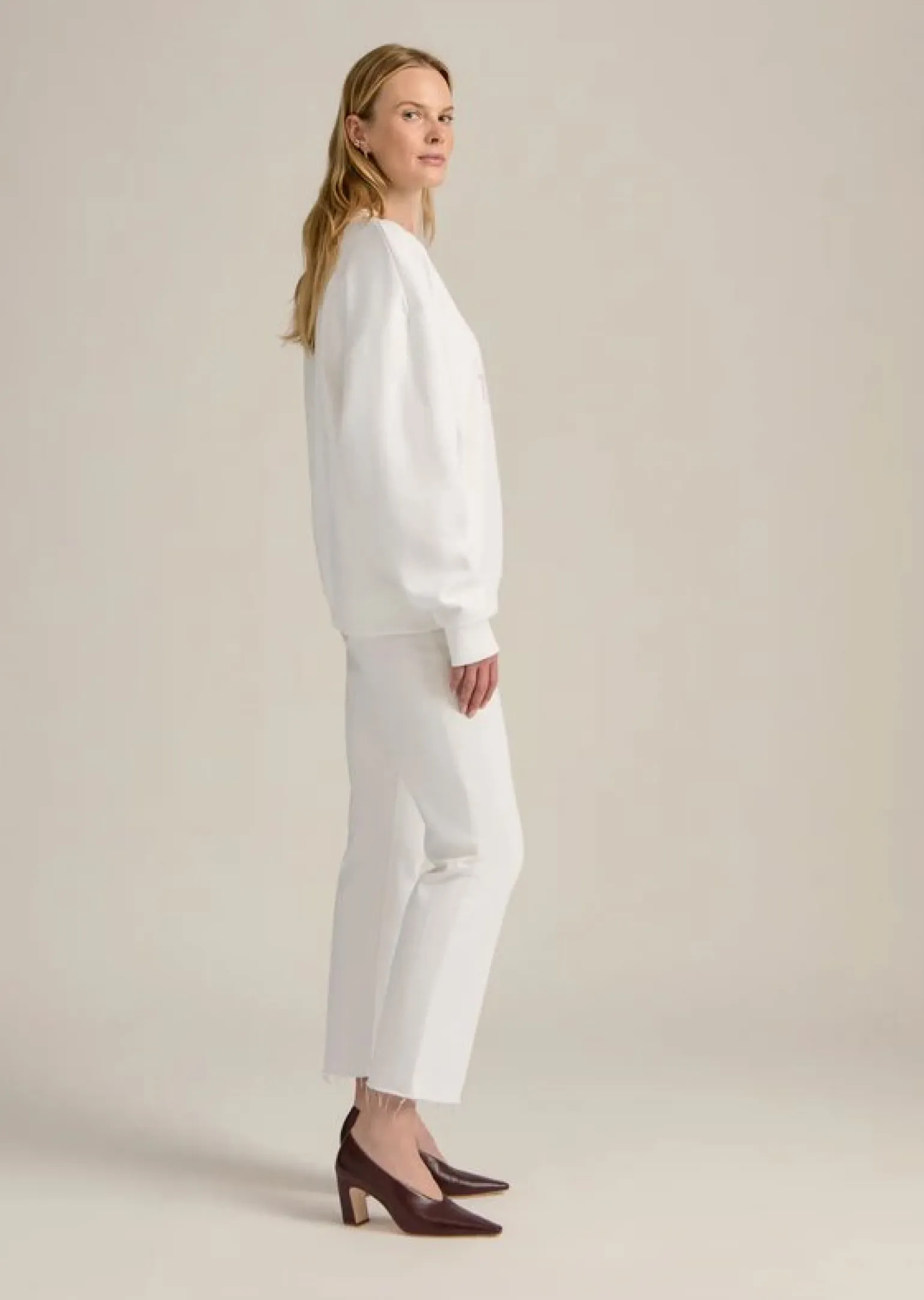 Mom Of The Year Sweatshirt White/Wisteria