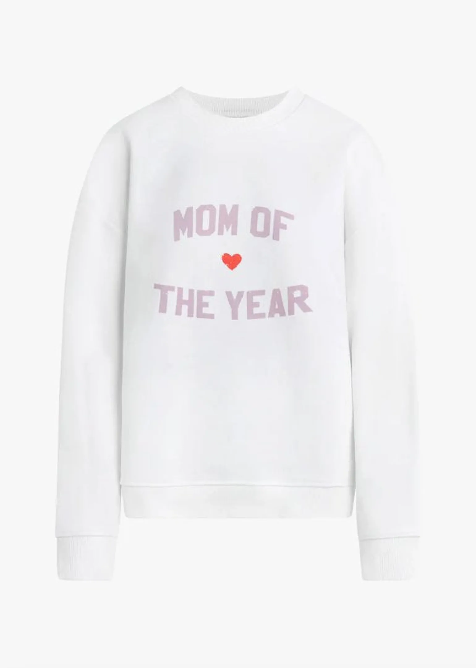 Mom Of The Year Sweatshirt White/Wisteria