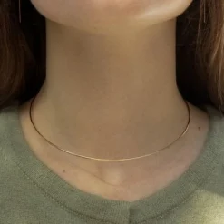 Monet Choker Necklace 14k Gold Plated
