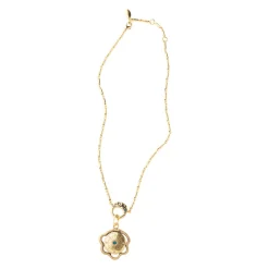 Montgomery Charm Necklace Antique Gold