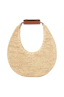 Moon Raffia Bag Natural/Tan