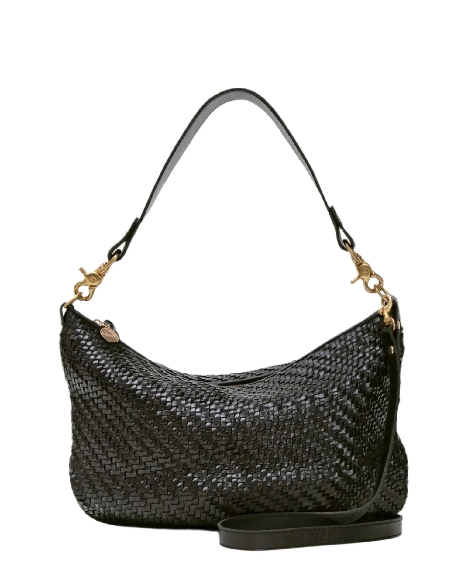 Moyen Messenger Black Woven Zig Zag